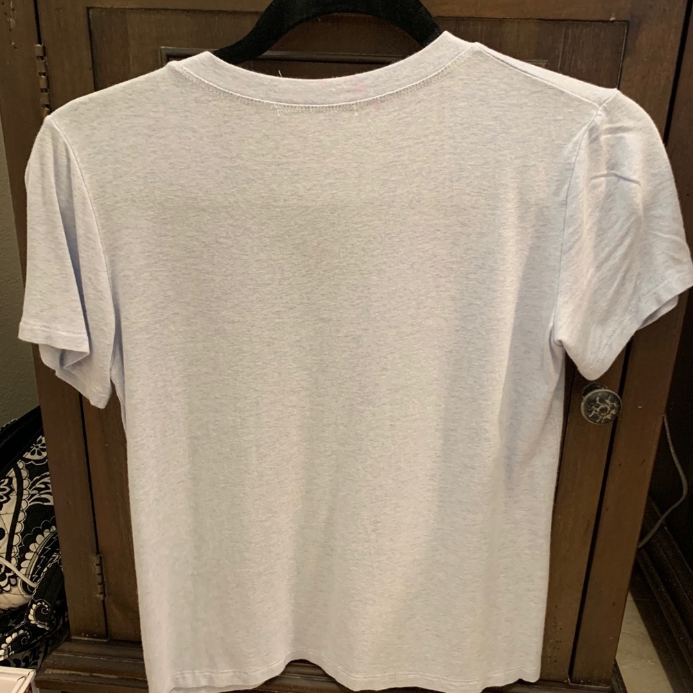 Baby blue T shirt